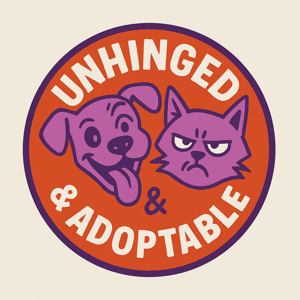 Unhinged & Adoptable logo